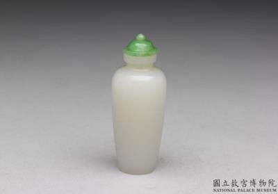 图片[2]-Jade vase-shaped snuff bottle, Qing dynasty, Qianlong reign (1736-1795)-China Archive